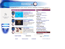 Tablet Screenshot of mondetop.com
